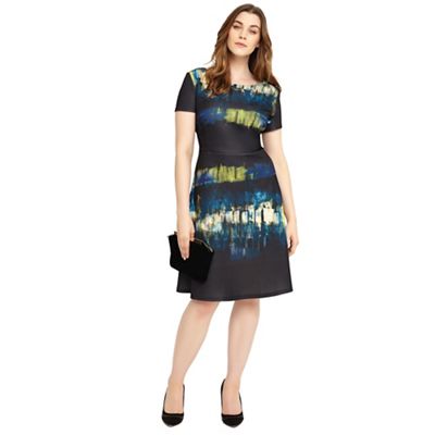 Sizes 12-26 Multi-coloured cameron dress